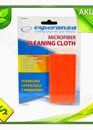 Ve серветка для очищення esperanza new version мікрофібра 30x30 см для гладких поверхонь чистячий текс n6w_ver