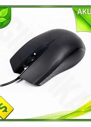 Ve миша a4tech usb оптична new version чорна 1200 dpi для комп'ютера дротова з 3 кнопками та 4d колесо n6w_ver