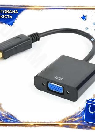 Dm переходник displayport на спецификация 2.2 vga cablexpert черный 15 см адаптер для монитора видео п spe|lz