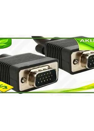 Ve кабель vga(m) - vga(m) new version 10 м черный atcom для подключения монитора проектора видеокабель n6w_ver