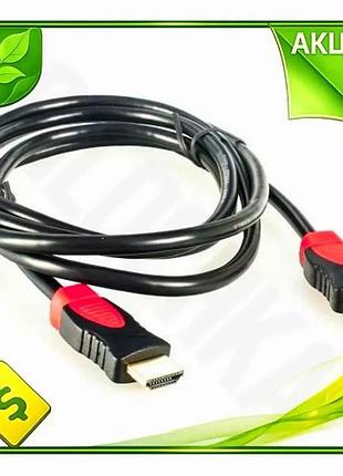 Ve кабель hdmi 3 м new version чорний patron v1.4 для телевізора монітора підключення відео та звуку n6w_ver
