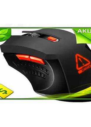 Ve миша canyon star raider new version оптична чорна usb 3200 dpi ігрова миша з rgb підсвічуванням 6 к n6w_ver