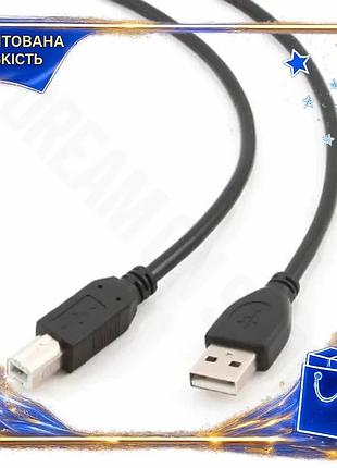 Dm кабель usb 2.0 специфікація 2.2 am usb bm 3 м чорний cablexpert для підключення периферії комп'ютер spe|lz
