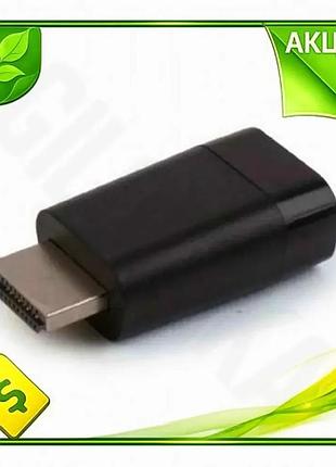 Ve перехідник hdmi до vga new version cablexpert чорний адаптер для підключення до проектора монітора n6w_ver