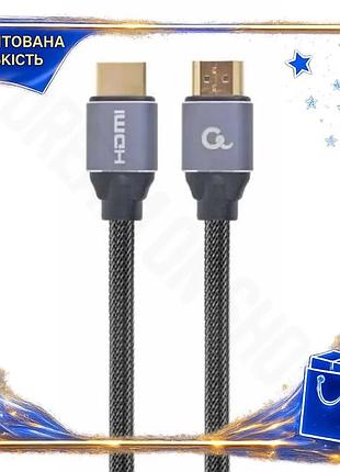 Dm кабель hdmi 7.5 специфікація 2.2 м cablexpert чорний для телевізора 4k hdr 60 гц 18gbps відео сигна spe|lz