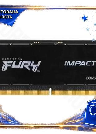 Dm память so-dimm ddr5 спецификация 2.2 16гб 4800мгц kingston fury impact для ноутбука оперативная пам spe|lz