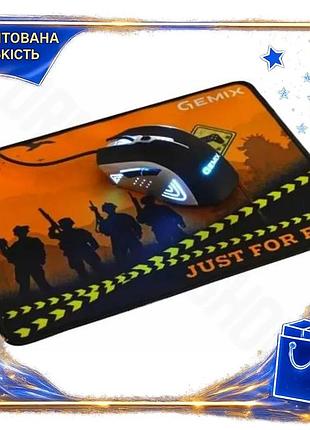 Dm мышь gemix usb спецификация 2.2 черная игровая оптическая 2400 dpi с ковриком для компьютера геймер spe|lz
