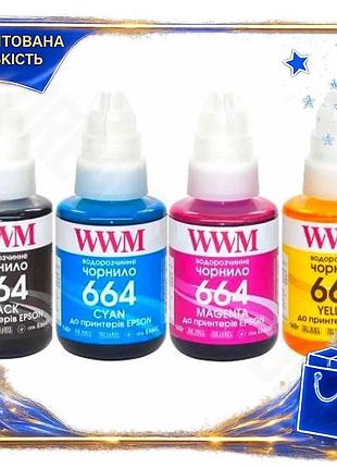 Dm комплект чернил wwm спецификация 2.2 для epson 4x140 мл водорастворимые картриджи для печати цветны spe|lz