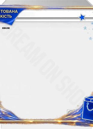 Dm морозильна скриня edler специфікація 2.2 142л механічне управління для зберігання продуктів побутов spe|lz