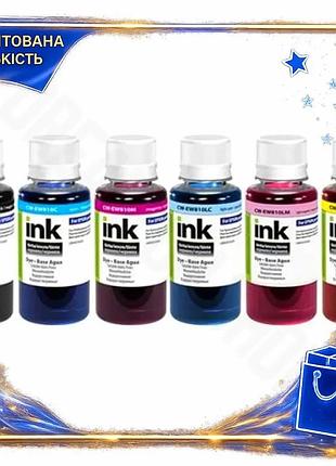 Dm комплект чорнил colorway специфікація 2.2 6 шт 100 мл водорозчинні чорнила для принтера epson кольо spe|lz
