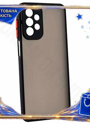 Dm накладка силіконова gingle специфікація 2.2 для смартфона samsung a23 чорна матова чохол для захист spe|lz