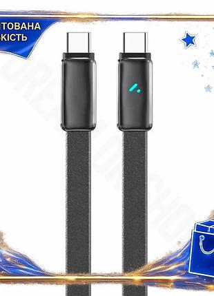 Dm кабель type-c до специфікація 2.2 type-c 1 м colorway 100 вт 5a для зарядки і синхронізації чорний spe|lz
