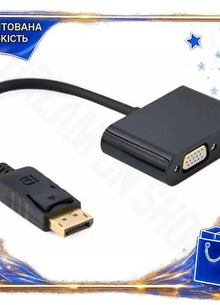 Dm перехідник displayport hdmi специфікація 2.2 vga cablexpert 10 см чорний адаптер для монітора телев spe|lz