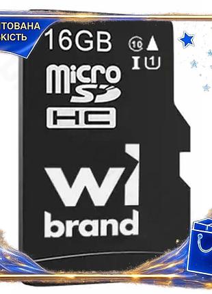 Dm карта памяти microsdhc спецификация 2.2 16гб wibrand class 10 uhs-i u1 для смартфонов фото и видео spe|lz