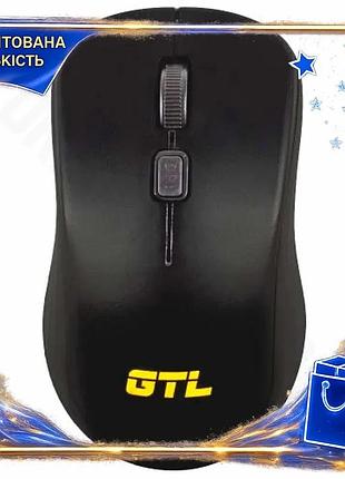 Dm миша бездротова gtl специфікація 2.2 4w250 black оптична 1600 dpi для комп'ютера та ноутбука ергоно spe|lz