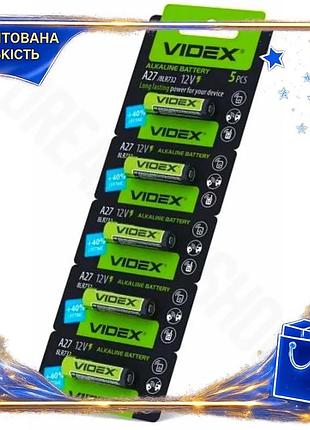 Dm батарейка a27 щелочная спецификация 2.2 videx 12v 5 шт для пультов дистанционного управления электр spe|lz