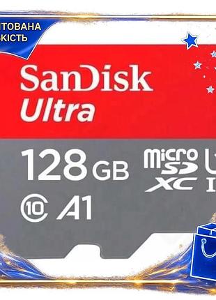 Dm карта пам'яті microsdxc специфікація 2.2 sandisk ultra 128гб class10 uhs-i a1 140мб/с для смартфоні spe|lz