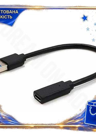 Dm переходник type-c(f) - спецификация 2.2 usb 3.1(m) cablexpert черный 10 см адаптер для подключения spe|lz