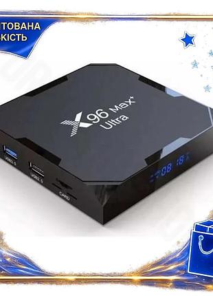 Dm тв-приставка mini pc специфікація 2.2 x96 max plus ultra amlogic s905x4 4gb 64gb android 11 медіапл spe|lz