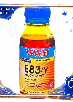 Dm чорнило wwm epson специфікація 2.2 жовте 100 мл водорозчинне світлостійке для принтерів фотодруку ф spe|lz