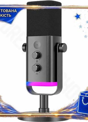 Dm микрофон fifine usb спецификация 2.2 3,5 мм jack xlr черный студийный микрофон для записи с подсвет spe|lz
