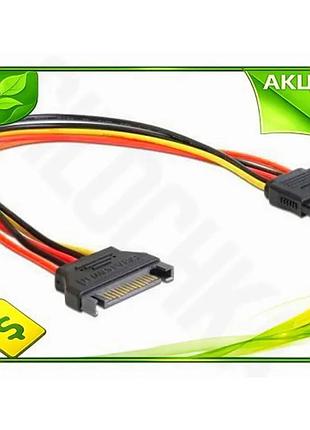 Ve подовжувач живлення sata 30 new version см cablexpert для ssd hdd кабель живлення sata m f n6w_ver