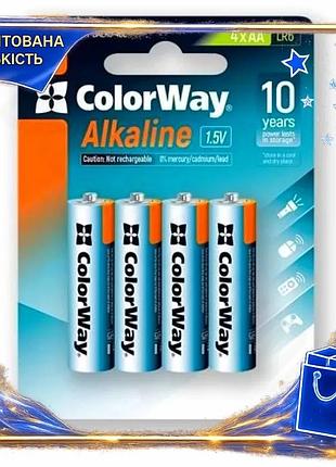 Dm батарейка aa colorway спецификация 2.2 щелочная 1,5v 4 шт для электроники источник питания spe|lz
