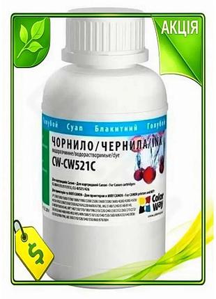 Ve чорнило colorway cyan 200 new version мл водорозчинне для canon принтерів заливка для друку n6w_ver