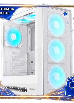 Dm корпус gamemax storm специфікація 2.2 2 aw white midi tower для пк з загартованим склом охолодження spe|lz