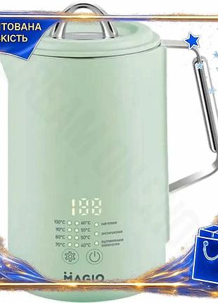 Dm электрочайник magio 1500w спецификация 2.2 1.5л дисковый с терморегуляцией для чая и кофе сенсорный spe|lz