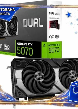 Dm відеокарта geforce rtx специфікація 2.2 5070 asus dual oc 12gb gddr7 для ігор компактна потужна гра spe|lz