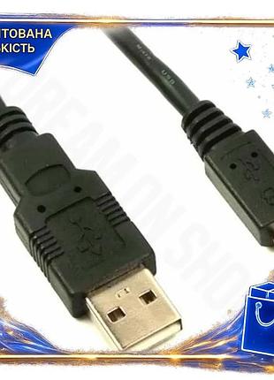 Dm кабель usb 2.0 специфікація 2.2 am - microusb 1.5 м чорний зарядний кабель для смартфона та планшет spe|lz