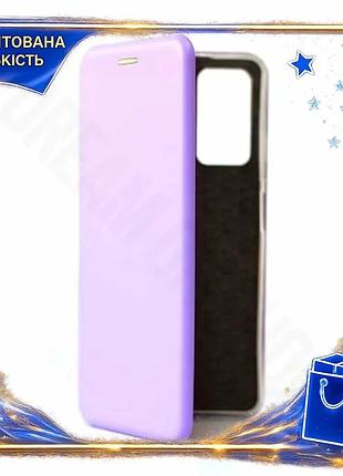 Dm чехол-книга premium leather спецификация 2.2 lilac для xiaomi redmi note 12 pro 4g стильная защита spe|lz
