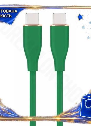 Dm кабель type-c для спецификация 2.2 type-c 1,5 м cablexpert зеленый для зарядки и синхронизации 60 в spe|lz