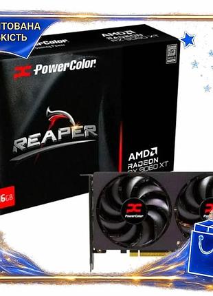 Dm відеокарта powercolor radeon специфікація 2.2 rx 9060 xt 16гб gddr6 для ігор 128-біт активне охолод spe|lz