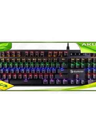 Ve клавіатура a4tech bloody механічна new version usb black з led-підсвіткою для геймерів lk-orange пе n6w_ver
