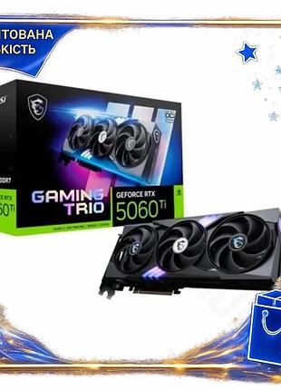 Dm видеокарта geforce rtx спецификация 2.2 5060 ti msi gaming trio oc 8gb gddr7 для игр 128-бит hdmi 3 spe|lz