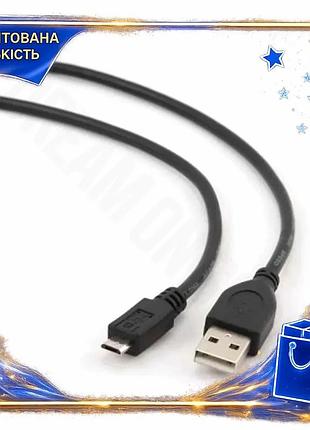 Dm кабель usb 2.0 специфікація 2.2 am - microusb 1.8 м чорний cablexpert зарядний кабель для смартфона spe|lz