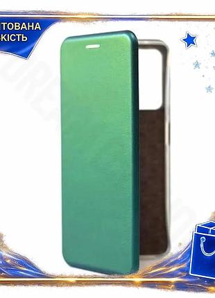 Dm чохол-книжка premium leather специфікація 2.2 dark green для смартфона xiaomi 6,67 дюймів поліурета spe|lz