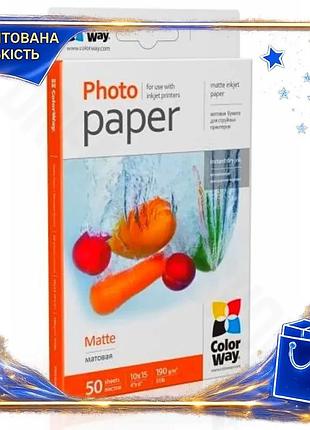 Dm фотобумага colorway матовая спецификация 2.2 a6 10x15 190 г/м2 для печати фотографий семейная фото spe|lz