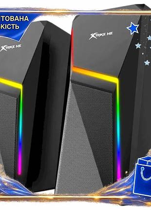 Dm акустичні колонки 2.0 специфікація 2.2 xtrike-me bluetooth з rgb для комп'ютера та ноутбука регулюв spe|lz