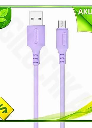 Ve кабель usb 2.0 am new version – microusb 1 м colorway фиолетовый зарядный шнур для смартфона и план n6w_ver