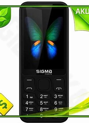 Ve мобильный телефон sigma mobile new version кнопочный 3,5" цветной с 2 sim картами 3400 мач для обще n6w_ver