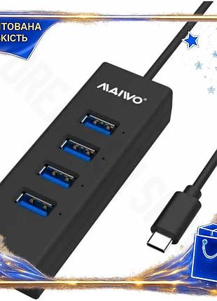 Dm хаб usb maiwo спецификация 2.2 черный 4 порта usb 3.0 type-c 3.1 для подключения устройств кабель 1 spe|lz