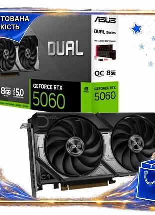 Dm відеокарта geforce rtx специфікація 2.2 5060 asus dual oc 8gb gddr7 для ігор графічний процесор 128 spe|lz