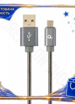 Dm кабель usb 2.0 специфікація 2.2 am microusb 1 м cablexpert сірий зарядний кабель для смартфона та п spe|lz