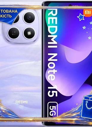 Dm смартфон xiaomi redmi специфікація 2.2 note 15 5g purple 6.67" amoled 120гц 6гб 128гб для фото віде spe|lz