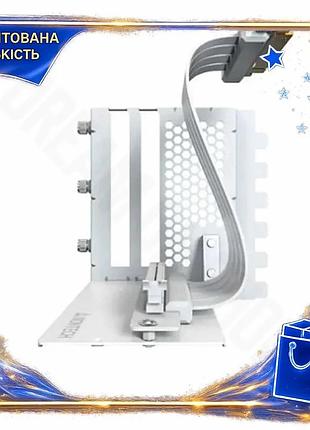 Dm підставка вертикальна montech специфікація 2.2 vgm 2 white для відеокарти райзер pcie 4.0 x16 24.4 spe|lz