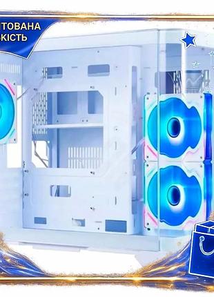 Dm корпус 1stplayer uv6 спецификация 2.2 white midi tower для пк micro atx mini itx с argb стеклом и u spe|lz