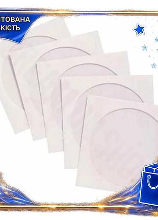 Dm конверт для cd/dvd специфікація 2.2 паперовий з віконцем 100 шт упаковка для дисків з прозорим вікн spe|lz